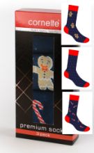 Obrázek z CTT VÁNOČNÍ PÁN.PONOŽKY 3PACK A56 39/41 